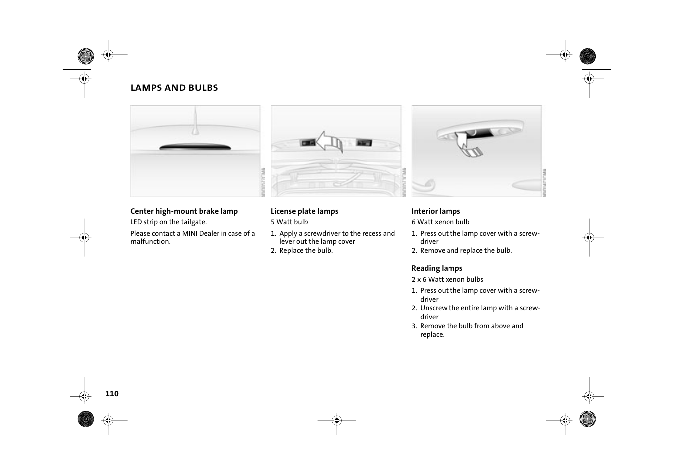 Mini 2003 Cooper User Manual | Page 112 / 148