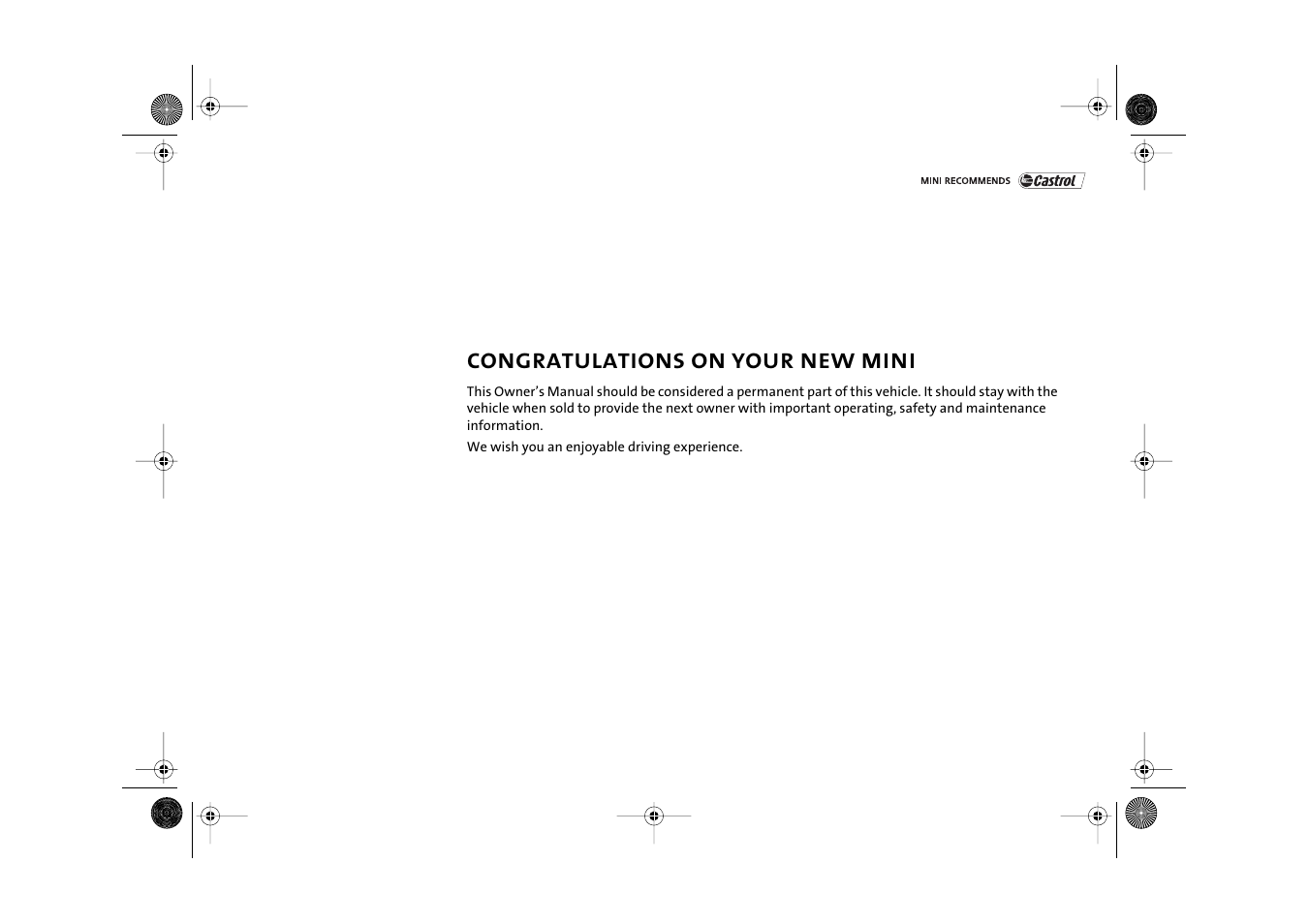 Introduction | Mini 2003 Cooper User Manual | Page 3 / 148