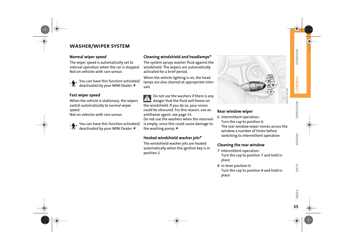 Mini 2003 Cooper User Manual | Page 57 / 148