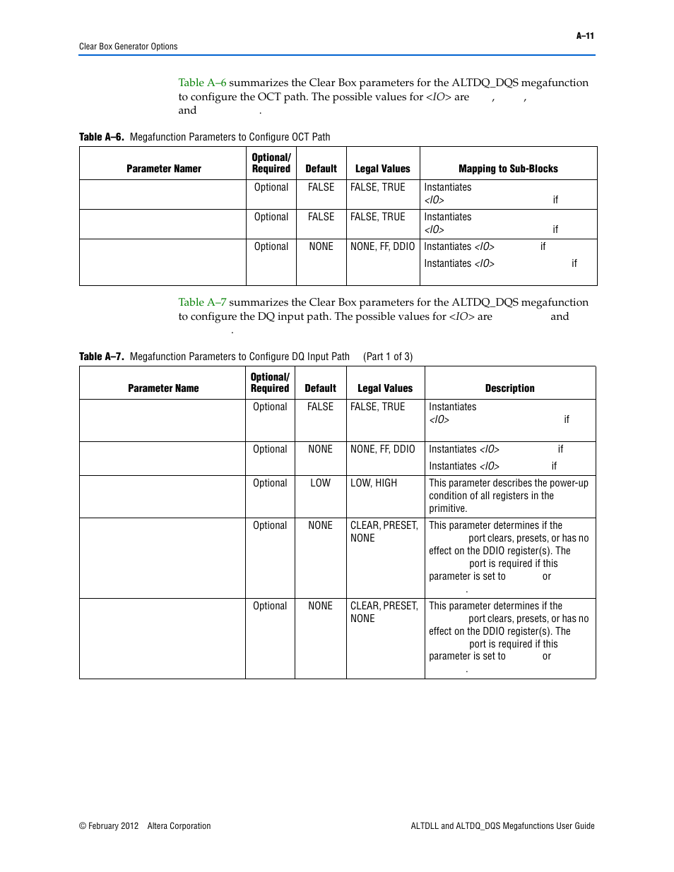 Altera ALTDLL User Manual | Page 112 / 117