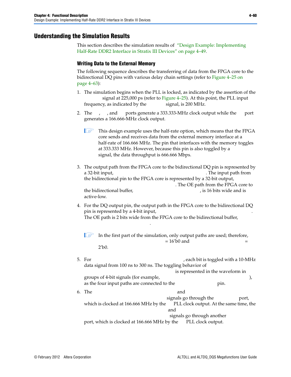 Understanding the simulation results, Understanding the simulation results –60 | Altera ALTDLL User Manual | Page 96 / 117