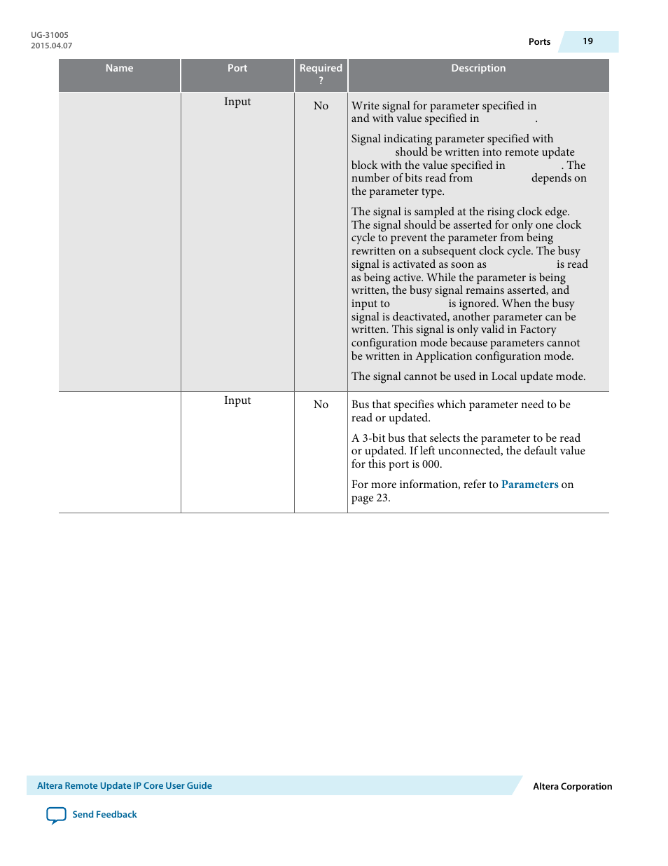 Altera Remote Update IP Core User Manual | Page 19 / 43