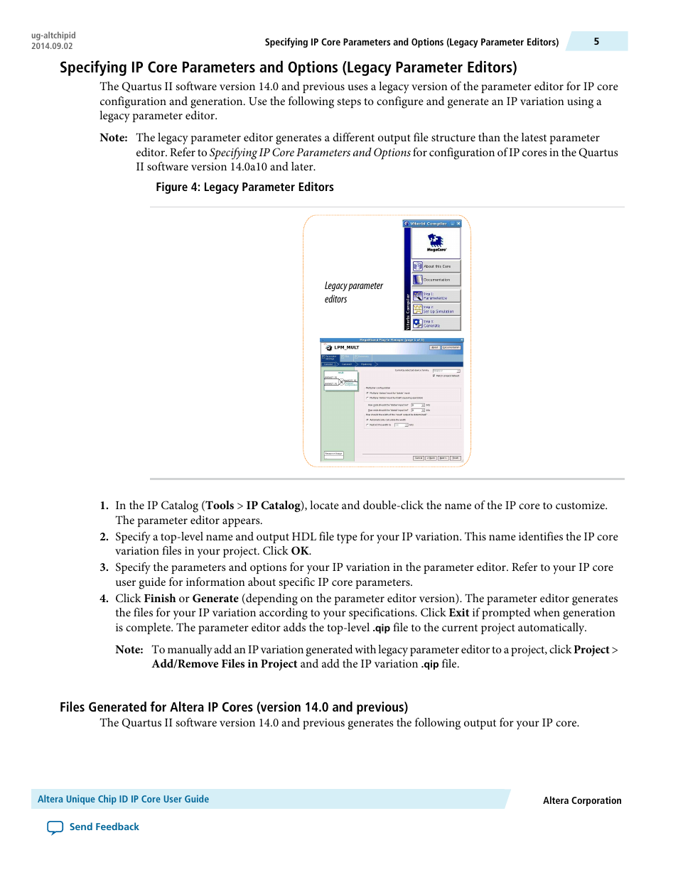 Altera Unique Chip ID User Manual | Page 5 / 12
