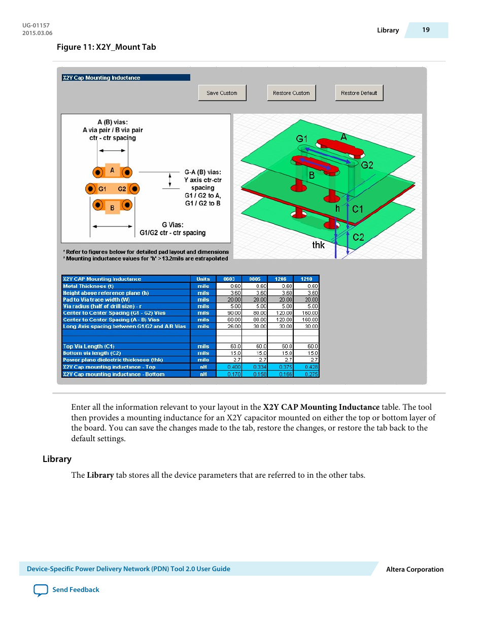 Library | Altera Device-Specific Power Delivery Network User Manual | Page 19 / 28