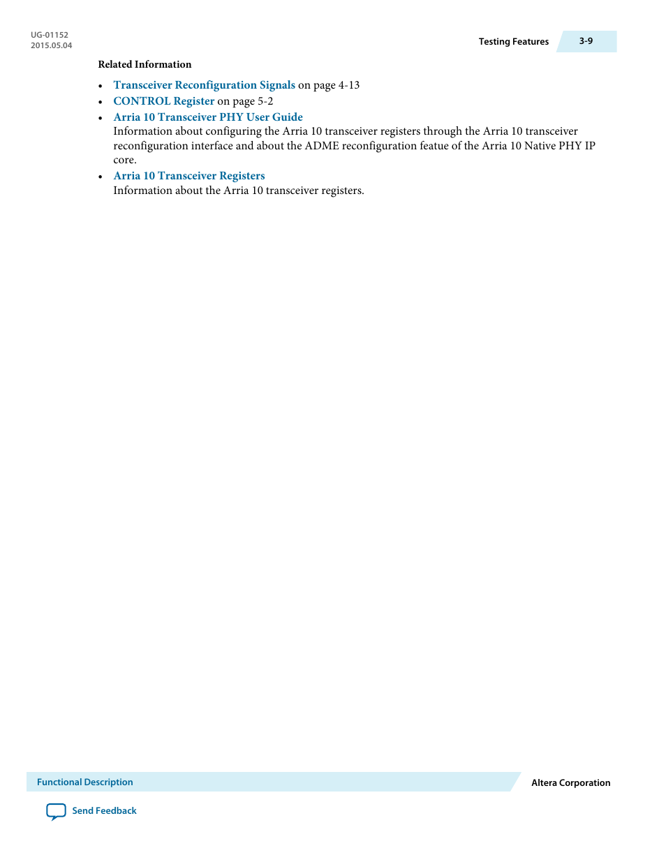 Altera Hybrid Memory Cube Controller User Manual | Page 37 / 69