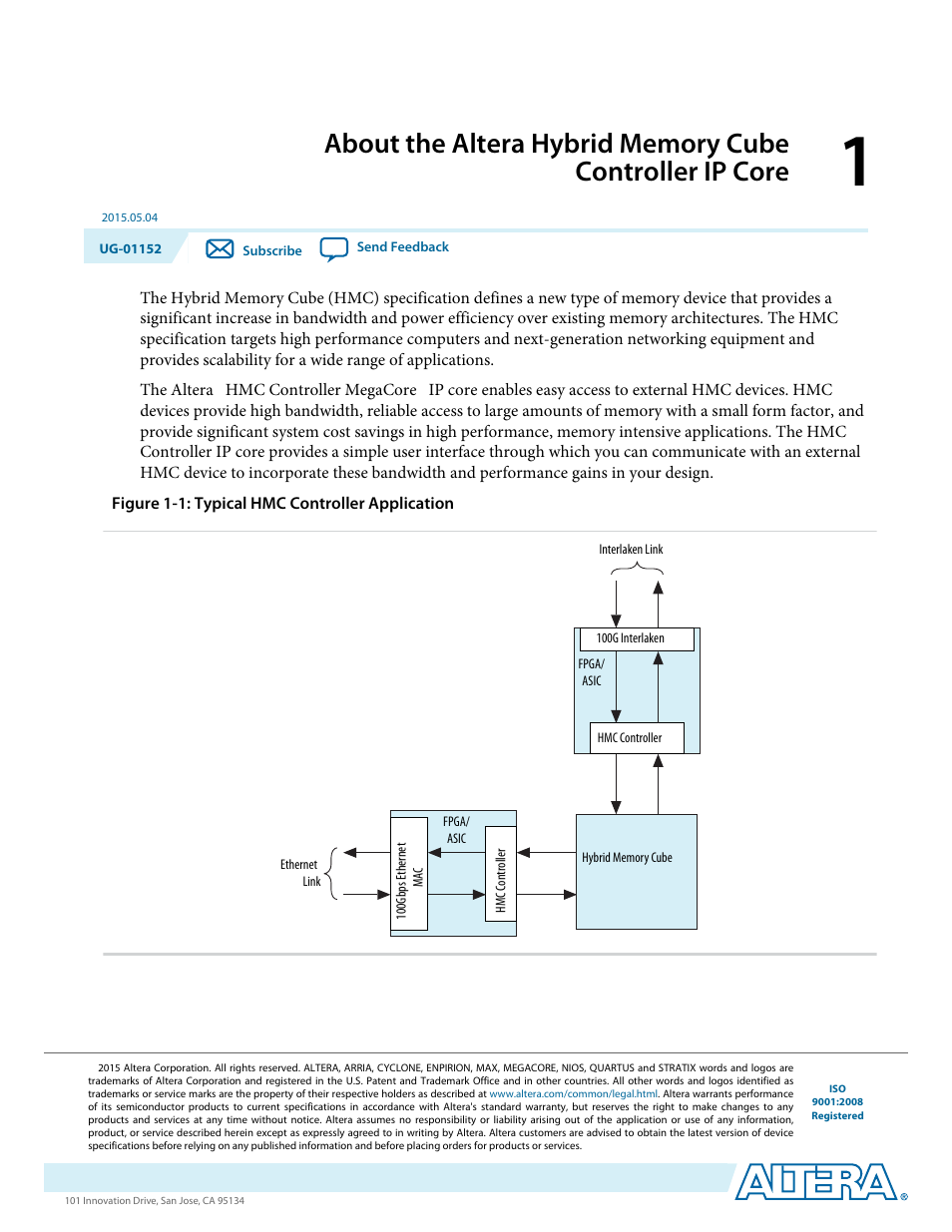 Altera Hybrid Memory Cube Controller User Manual | Page 4 / 69