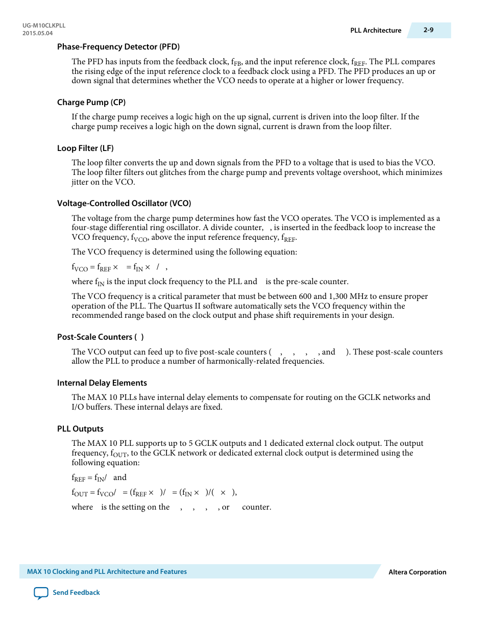 Altera MAX 10 Clocking and PLL User Manual | Page 15 / 86