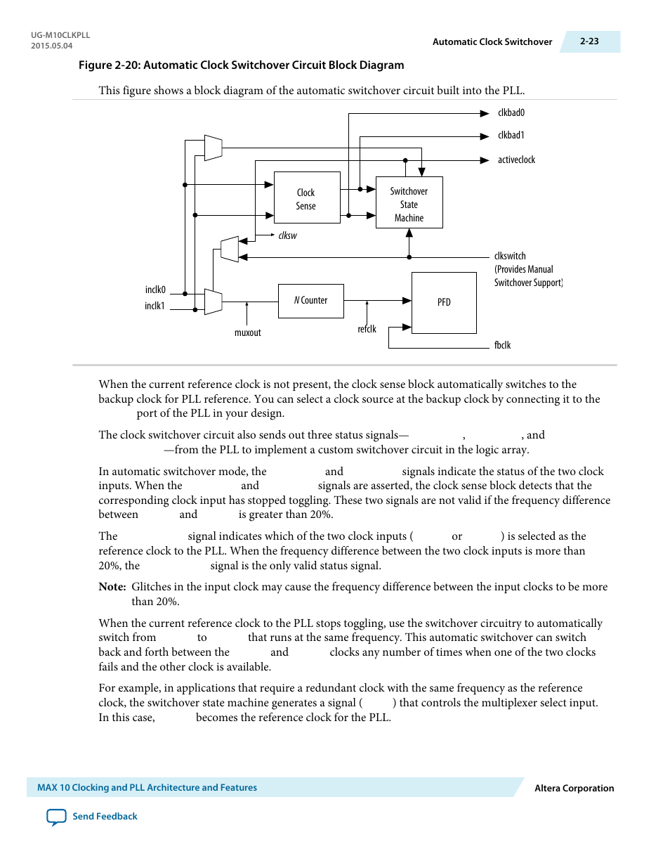 Altera MAX 10 Clocking and PLL User Manual | Page 29 / 86