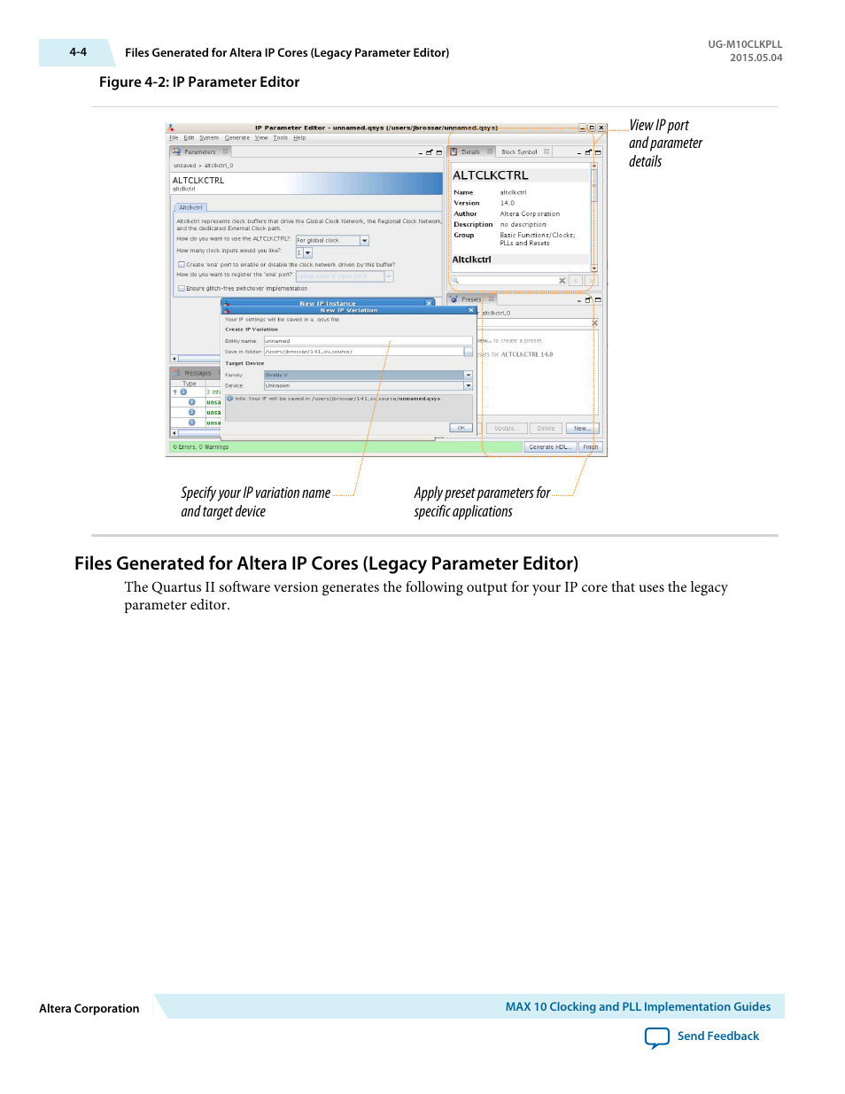Altera MAX 10 Clocking and PLL User Manual | Page 42 / 86