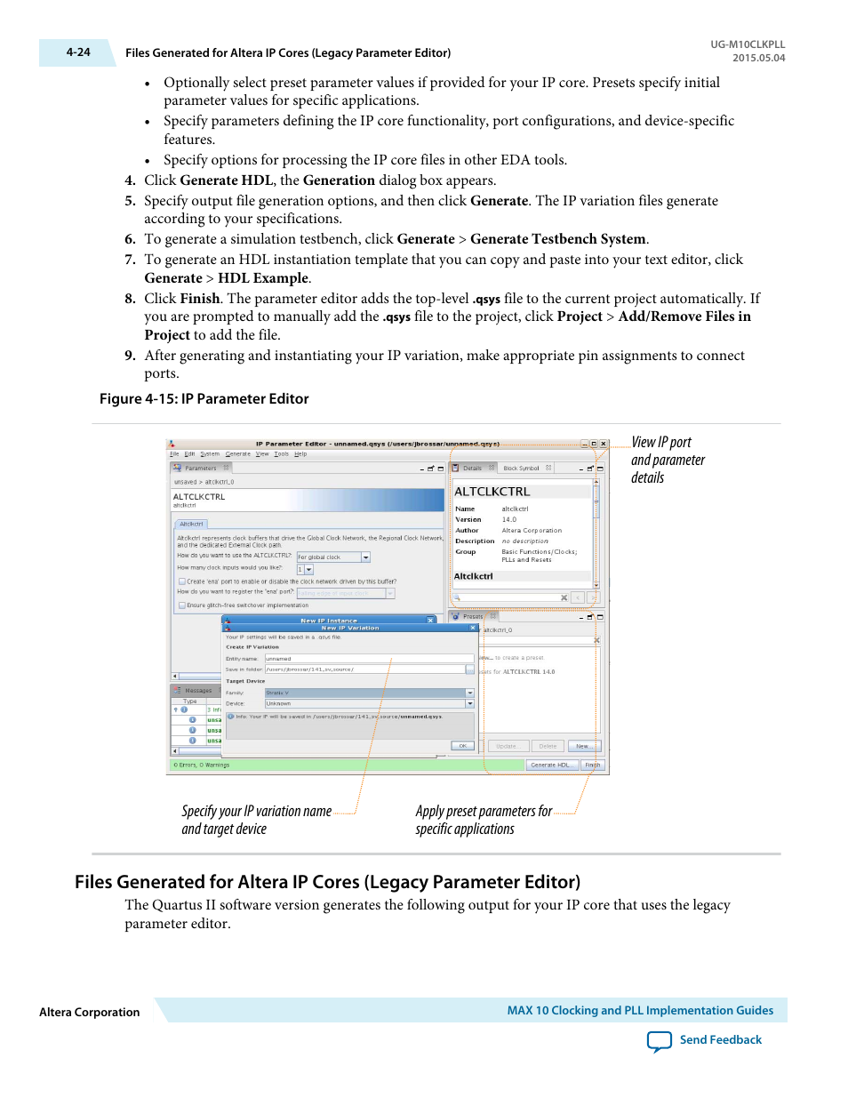 Altera MAX 10 Clocking and PLL User Manual | Page 62 / 86