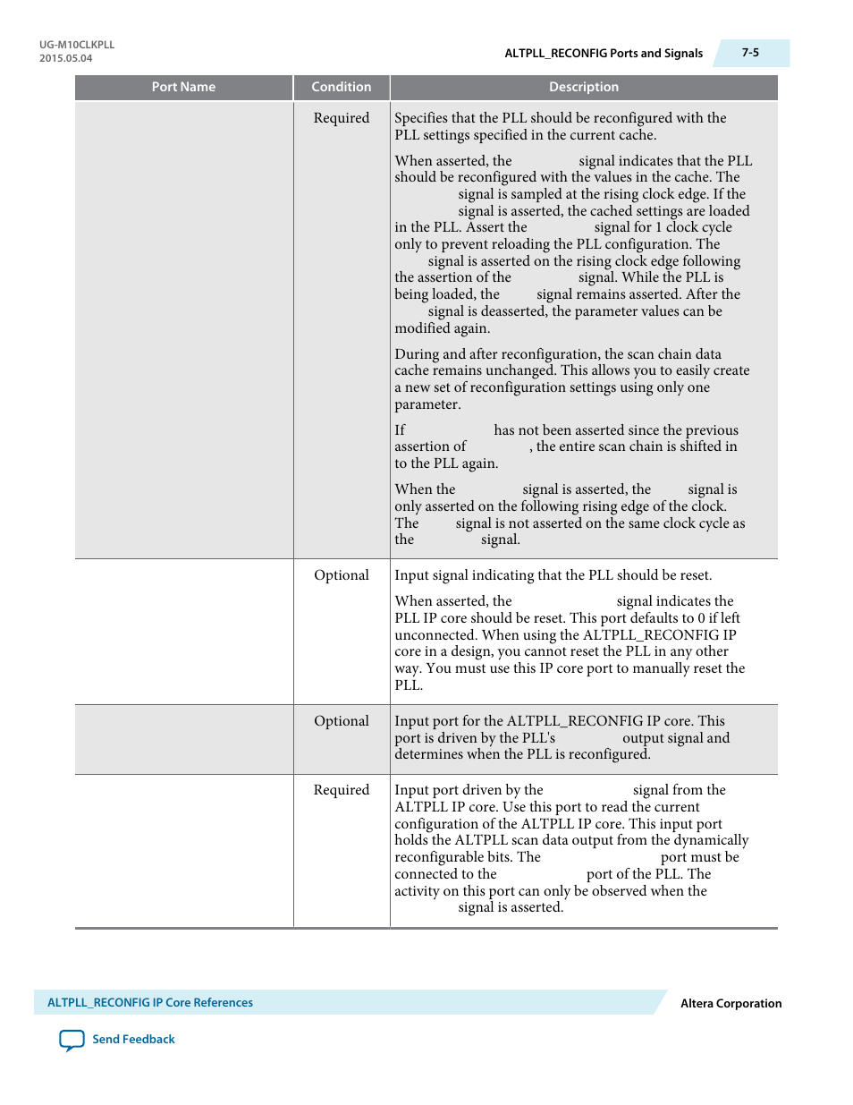 Altera MAX 10 Clocking and PLL User Manual | Page 81 / 86