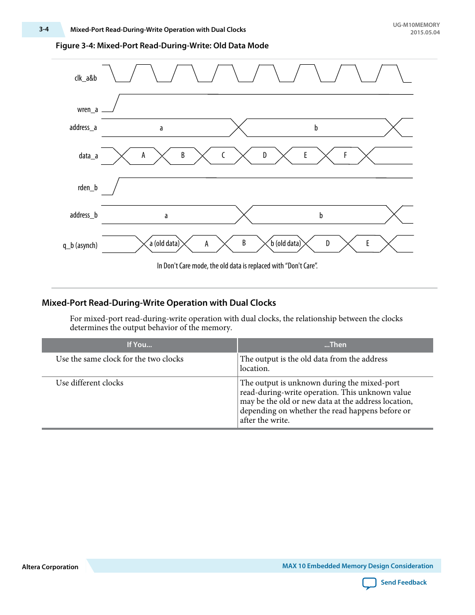 Altera MAX 10 Embedded Memory User Manual | Page 20 / 71