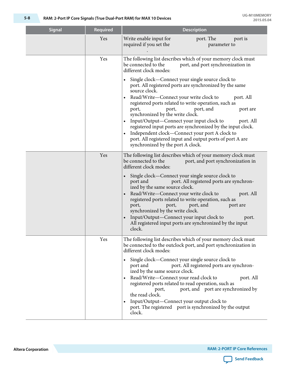 Altera MAX 10 Embedded Memory User Manual | Page 36 / 71