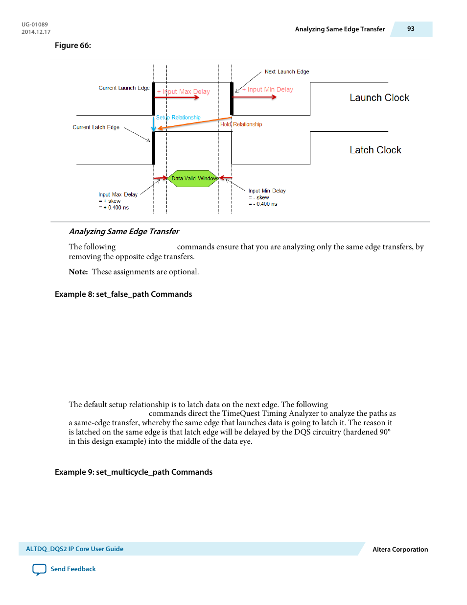 Analyzing same edge transfer | Altera ALTDQ_DQS2 User Manual | Page 93 / 100