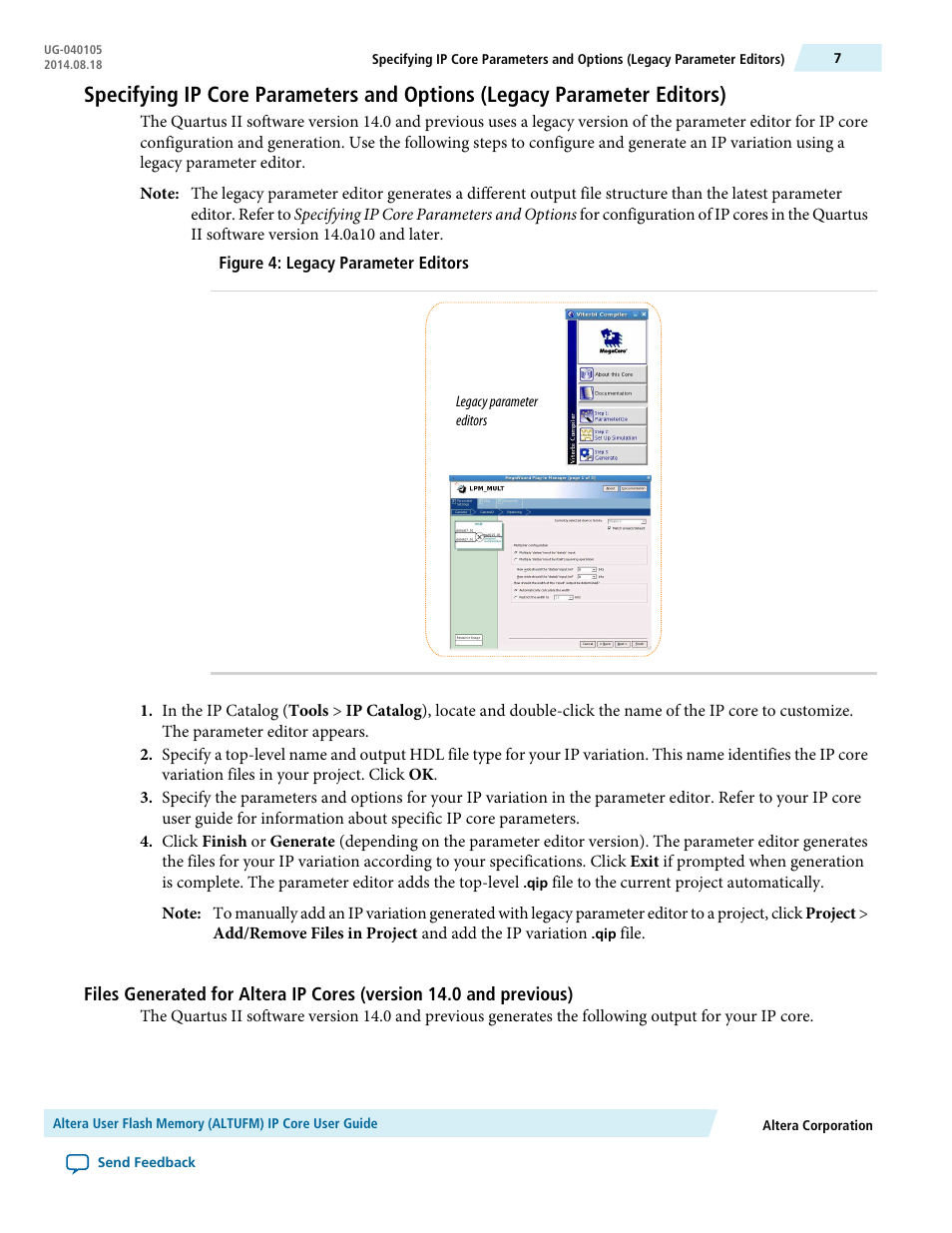Altera User Flash Memory User Manual | Page 7 / 33