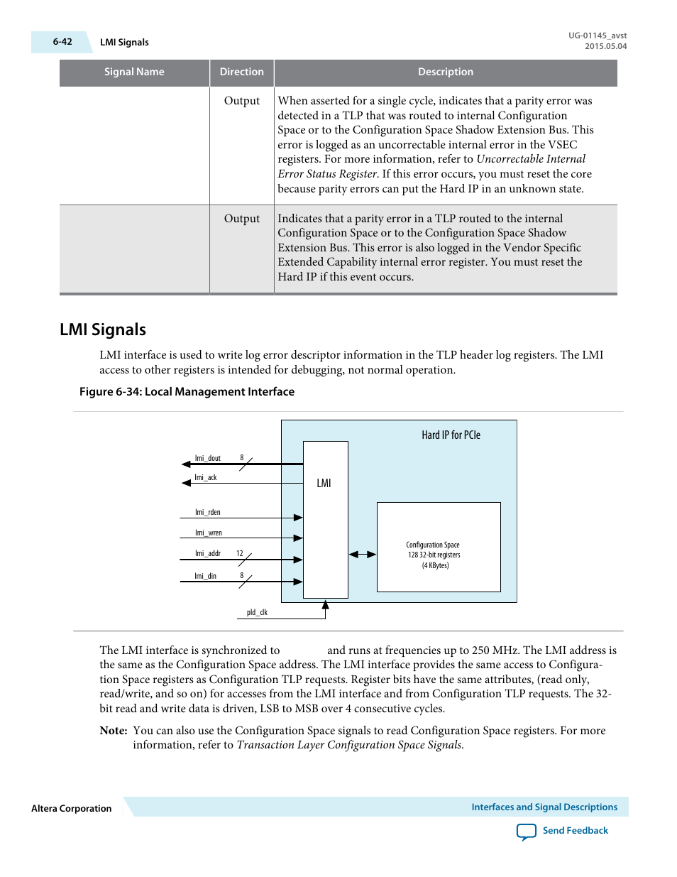 Lmi signals, Lmi signals -42 | Altera Arria 10 Avalon-ST User Manual | Page 108 / 275