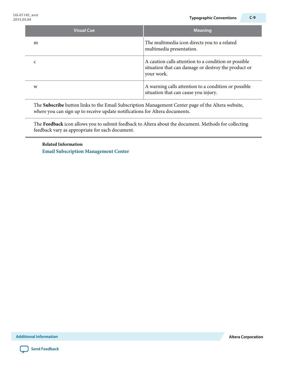 Altera Arria 10 Avalon-ST User Manual | Page 275 / 275