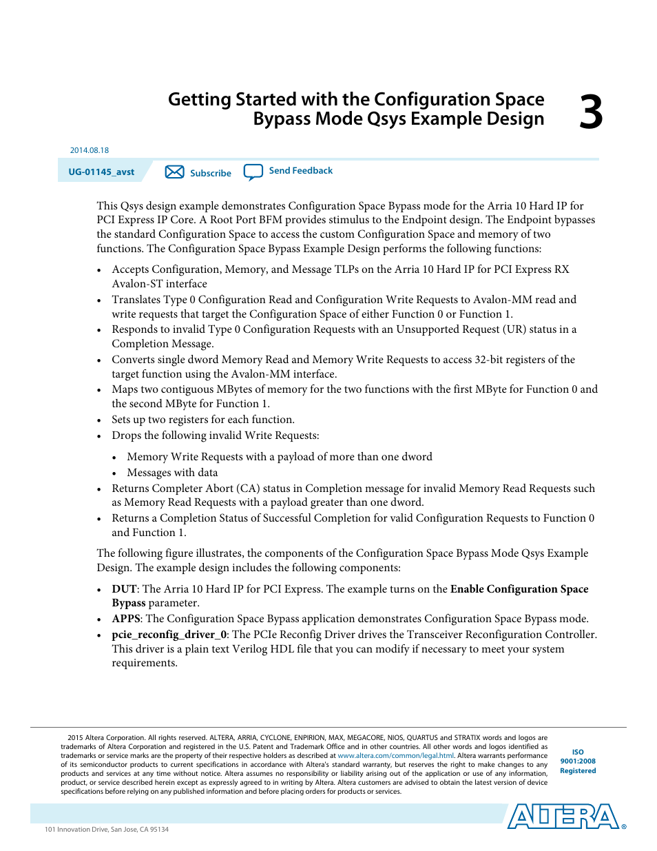 Design -1 | Altera Arria 10 Avalon-ST User Manual | Page 31 / 275