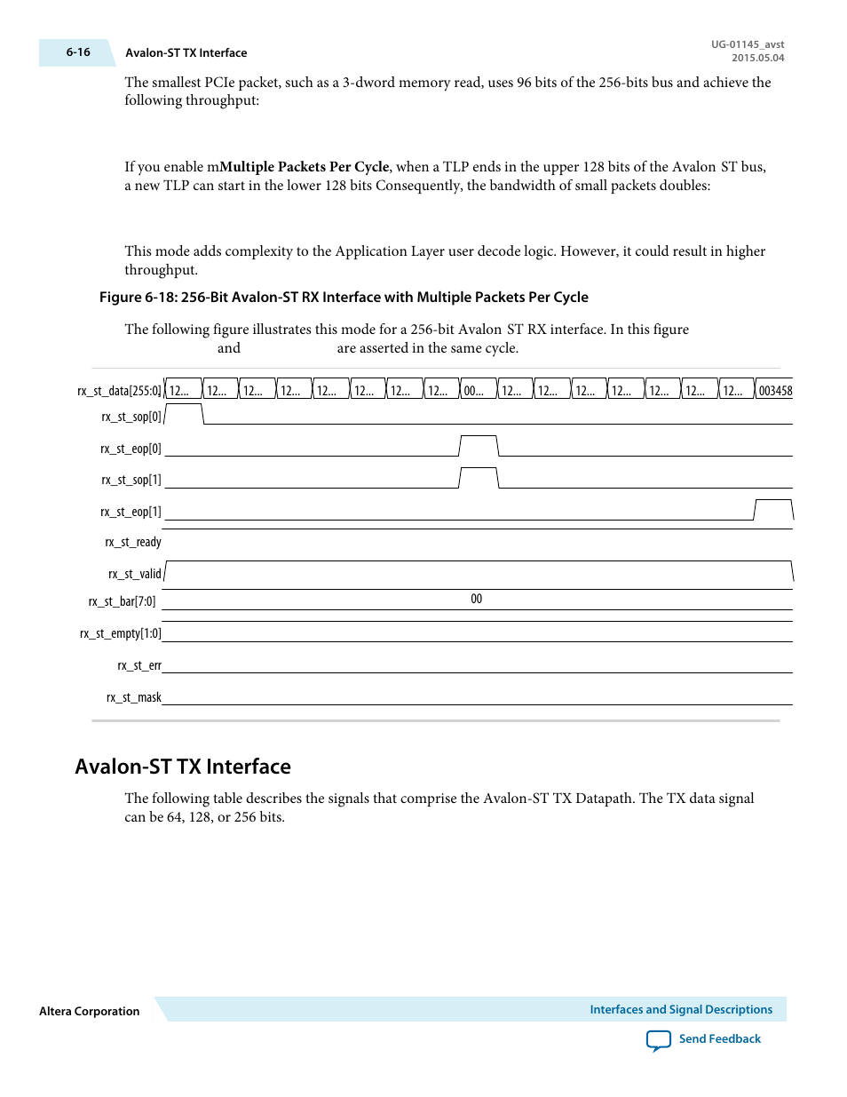 Avalon-st tx interface, Avalon-st tx interface -16 | Altera Arria 10 Avalon-ST User Manual | Page 82 / 275