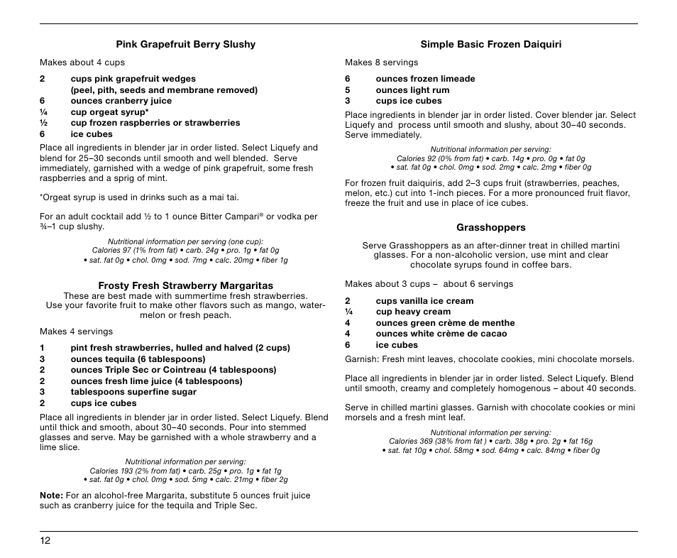 Cuisinart SMARTPOWER CLASSIC SPB-6 User Manual | Page 12 / 21