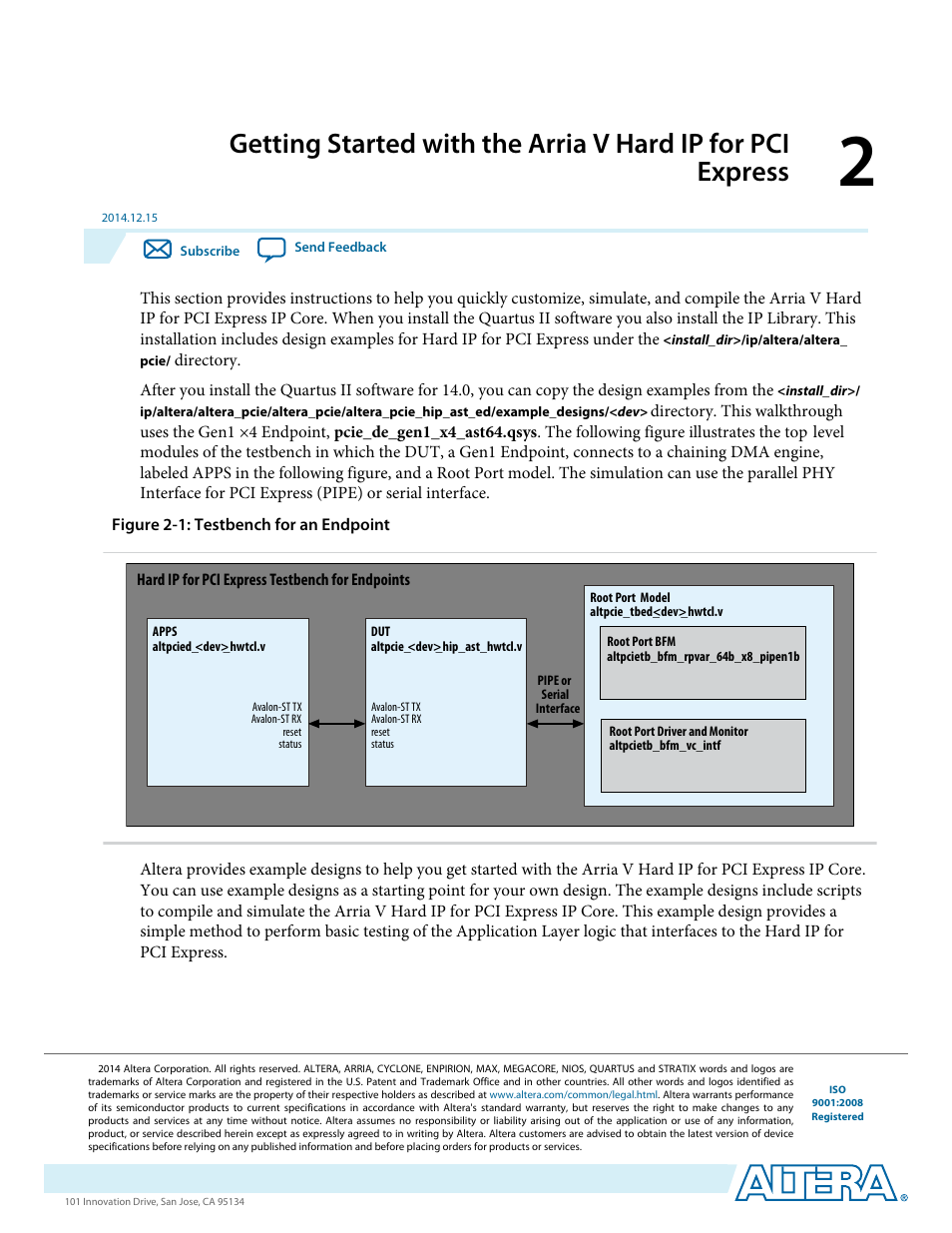 Altera Arria V Avalon-ST User Manual | Page 14 / 248