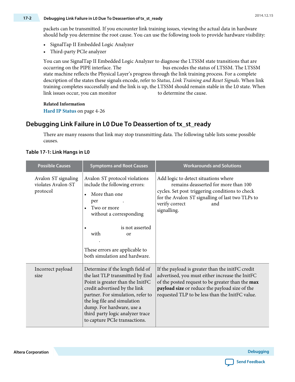 Altera Arria V Avalon-ST User Manual | Page 230 / 248