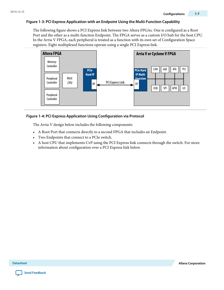 Arria v or cyclone v fpga, Altera fpga | Altera Arria V Avalon-ST User Manual | Page 8 / 248