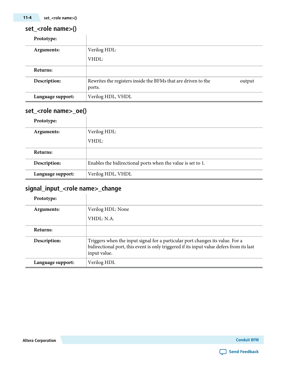 Set_<role name>(), Set_<role name>_oe(), Signal_input_<role name>_change | Altera Avalon Verification IP Suite User Manual | Page 159 / 224