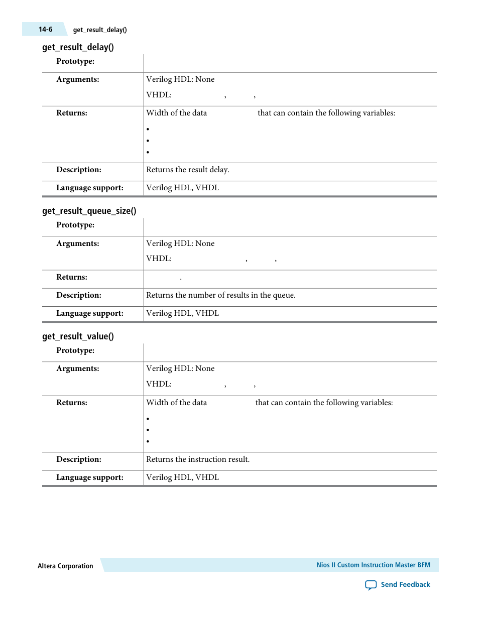 Get_result_delay(), Get_result_queue_size(), Get_result_value() | Altera Avalon Verification IP Suite User Manual | Page 181 / 224