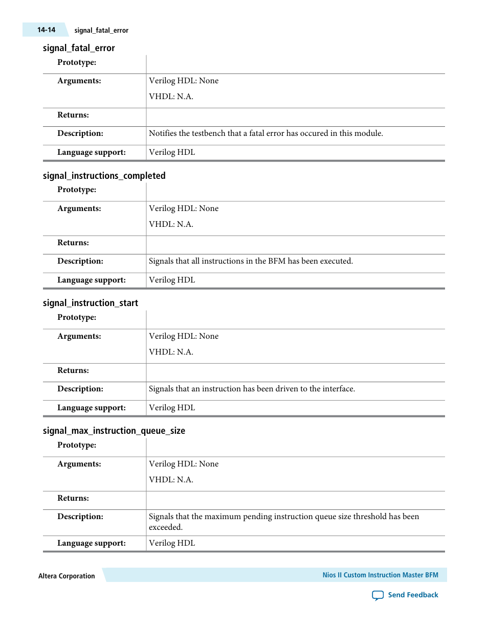 Signal_fatal_error, Signal_instructions_completed, Signal_instruction_start | Signal_max_instruction_queue_size | Altera Avalon Verification IP Suite User Manual | Page 189 / 224