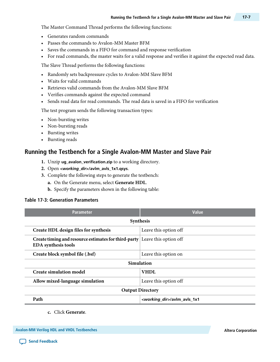 Altera Avalon Verification IP Suite User Manual | Page 217 / 224