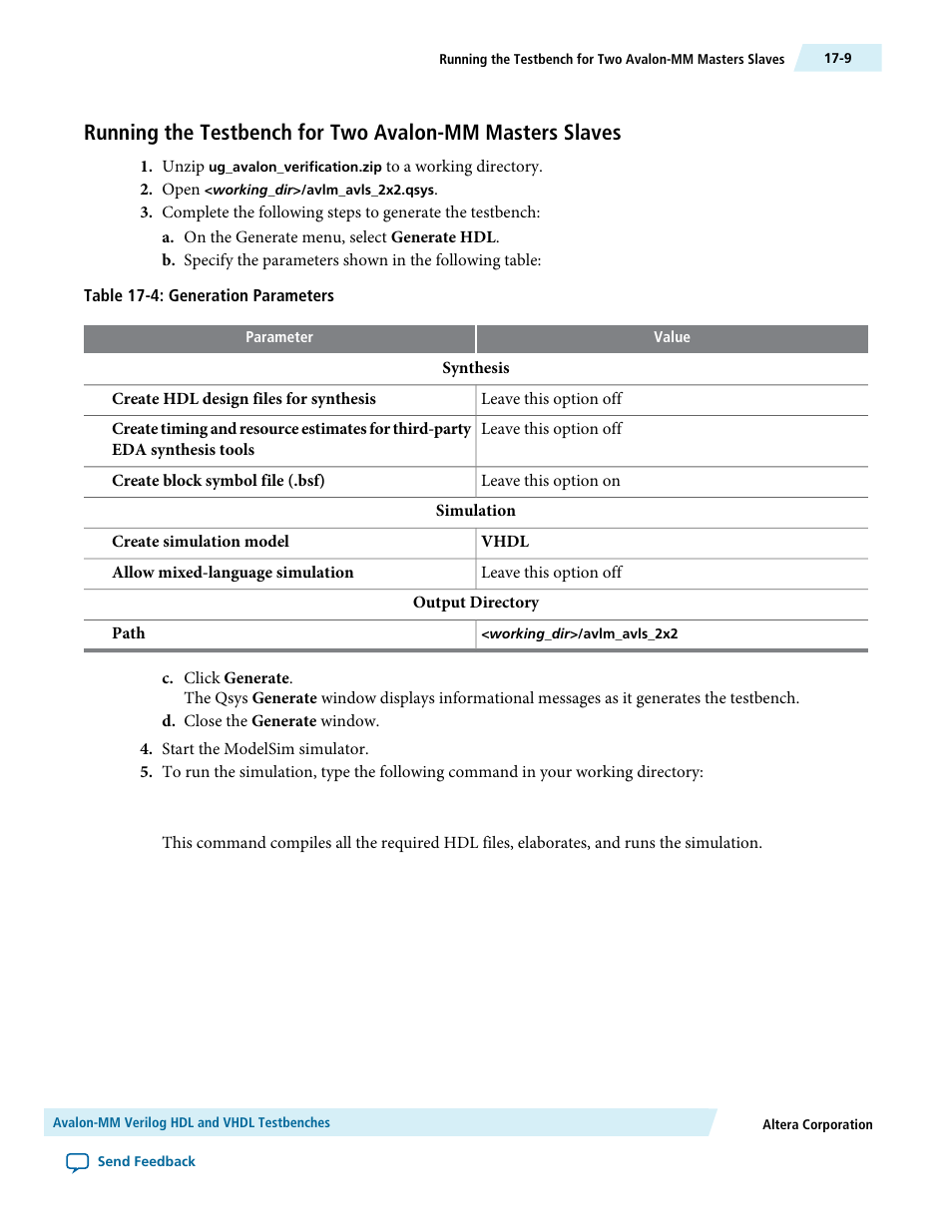 Altera Avalon Verification IP Suite User Manual | Page 219 / 224