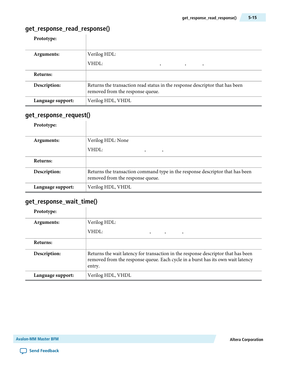Get_response_read_response(), Get_response_request(), Get_response_wait_time() | Altera Avalon Verification IP Suite User Manual | Page 37 / 224