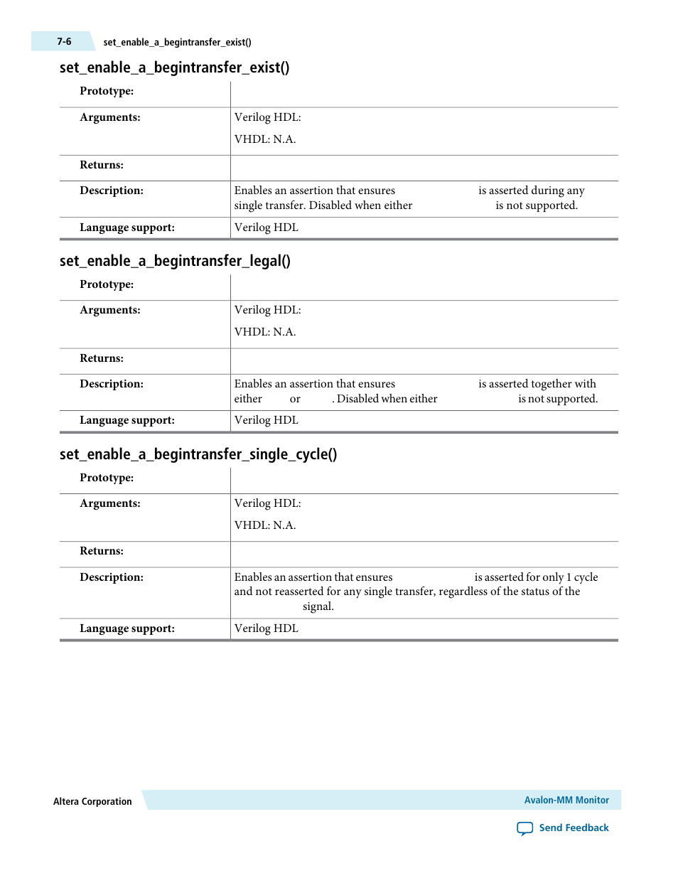 Set_enable_a_begintransfer_exist(), Set_enable_a_begintransfer_legal(), Set_enable_a_begintransfer_single_cycle() | Altera Avalon Verification IP Suite User Manual | Page 78 / 224
