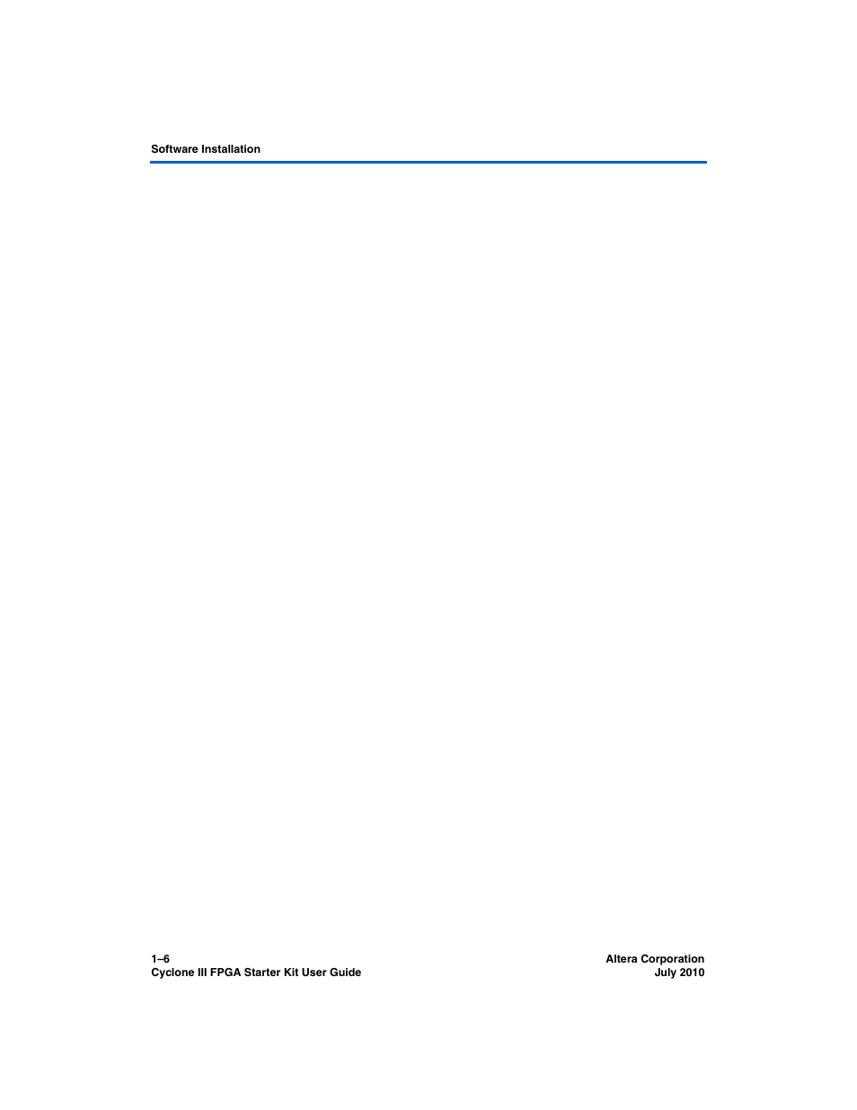 Altera Cyclone III FPGA Starter Kit User Manual | Page 10 / 36