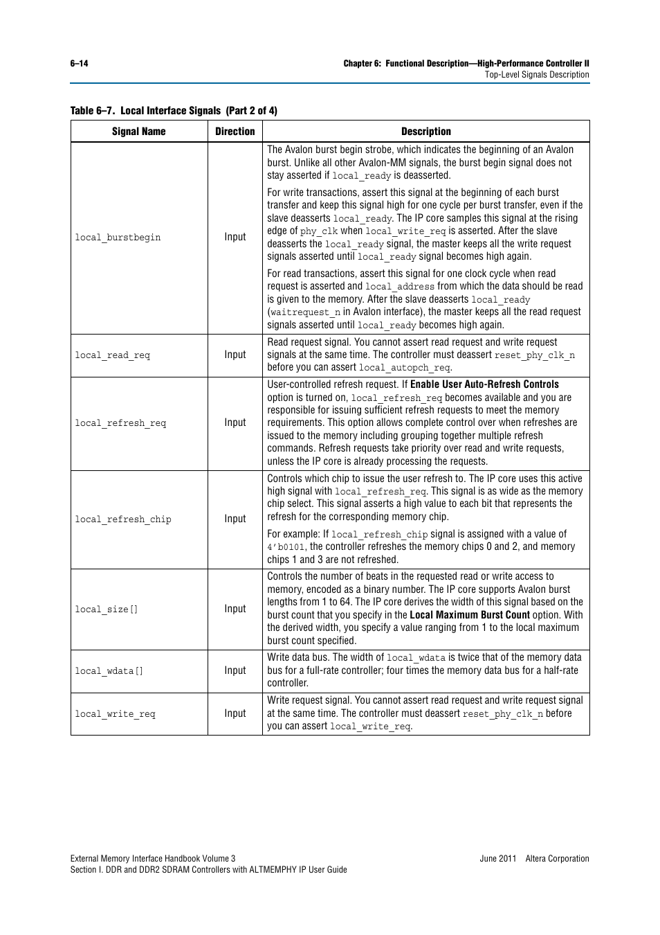 Altera DDR SDRAM High-Performance Controllers and ALTMEMPHY IP User Manual | Page 108 / 140