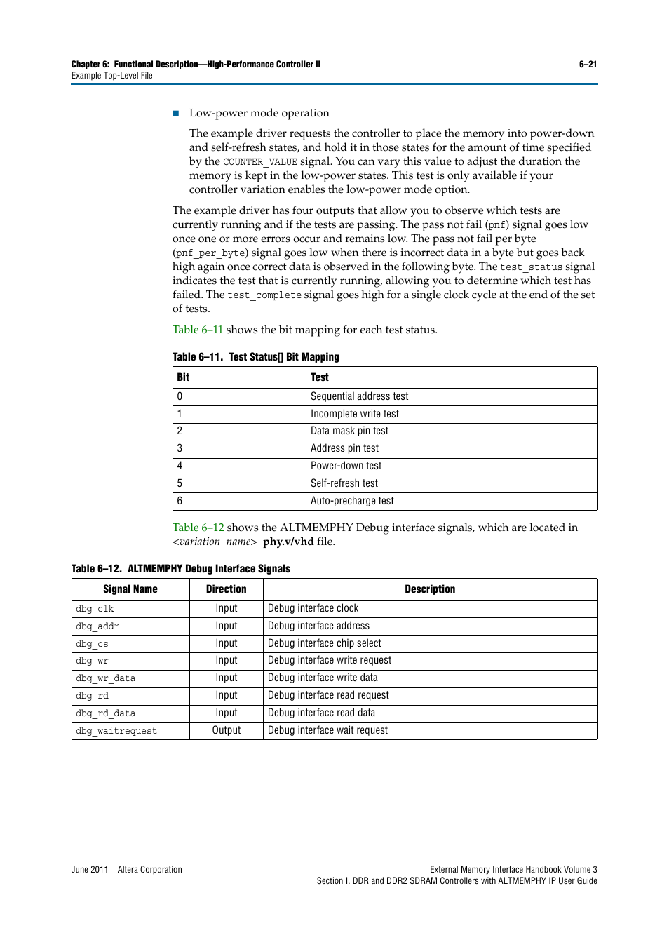 Altera DDR SDRAM High-Performance Controllers and ALTMEMPHY IP User Manual | Page 115 / 140