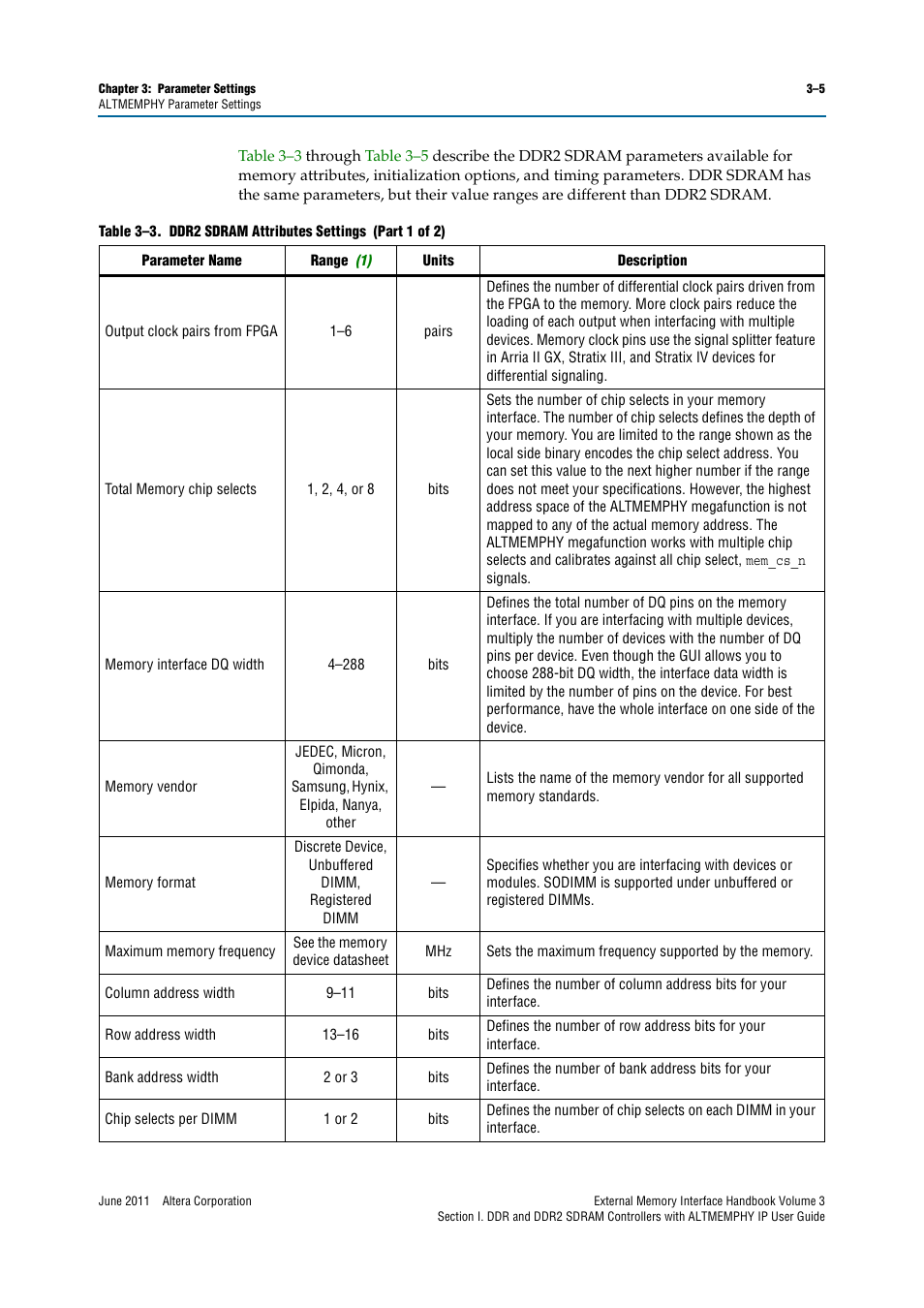 Altera DDR SDRAM High-Performance Controllers and ALTMEMPHY IP User Manual | Page 31 / 140