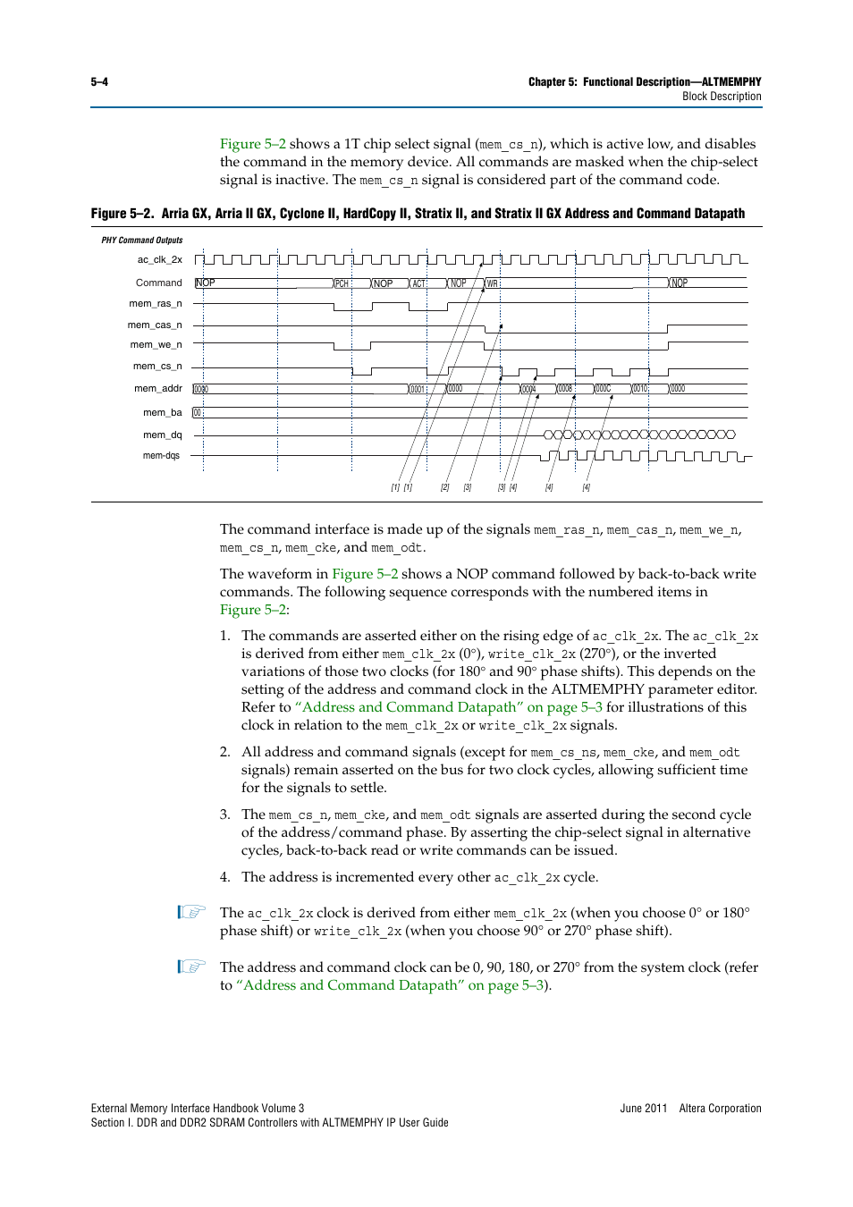 Altera DDR SDRAM High-Performance Controllers and ALTMEMPHY IP User Manual | Page 50 / 140