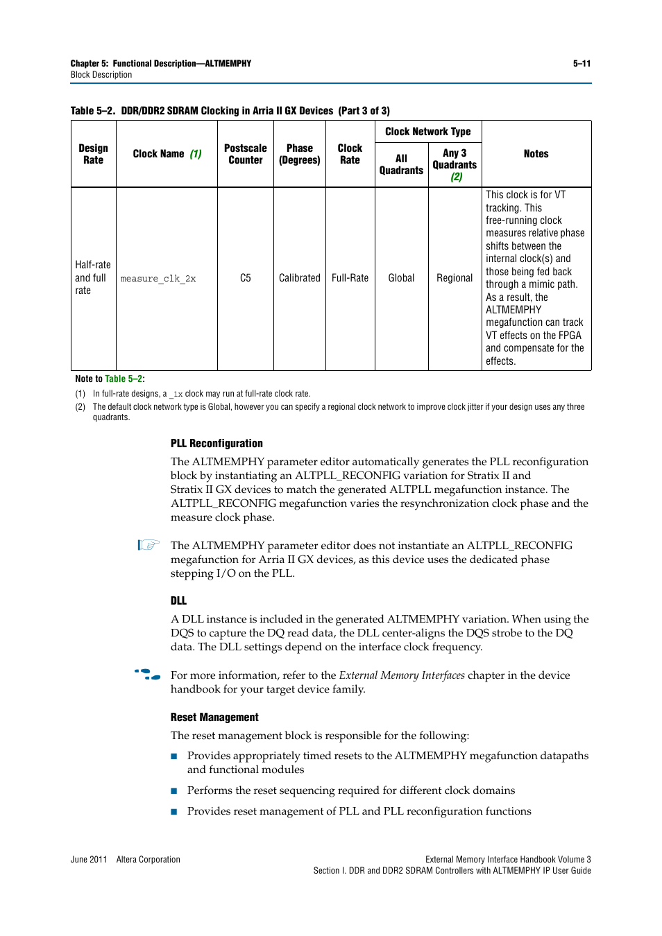 Altera DDR SDRAM High-Performance Controllers and ALTMEMPHY IP User Manual | Page 57 / 140
