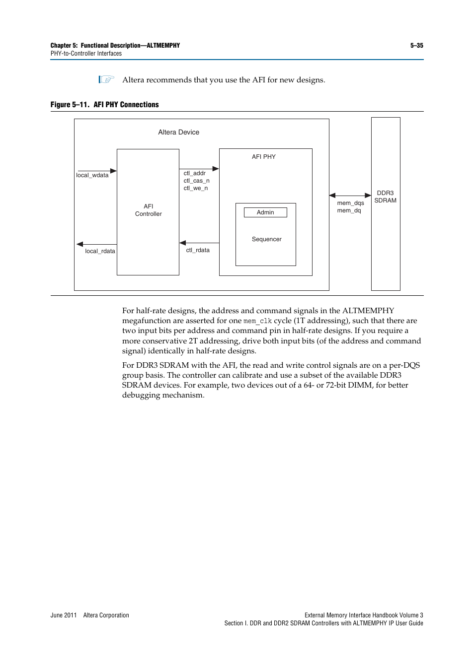 Altera DDR SDRAM High-Performance Controllers and ALTMEMPHY IP User Manual | Page 81 / 140