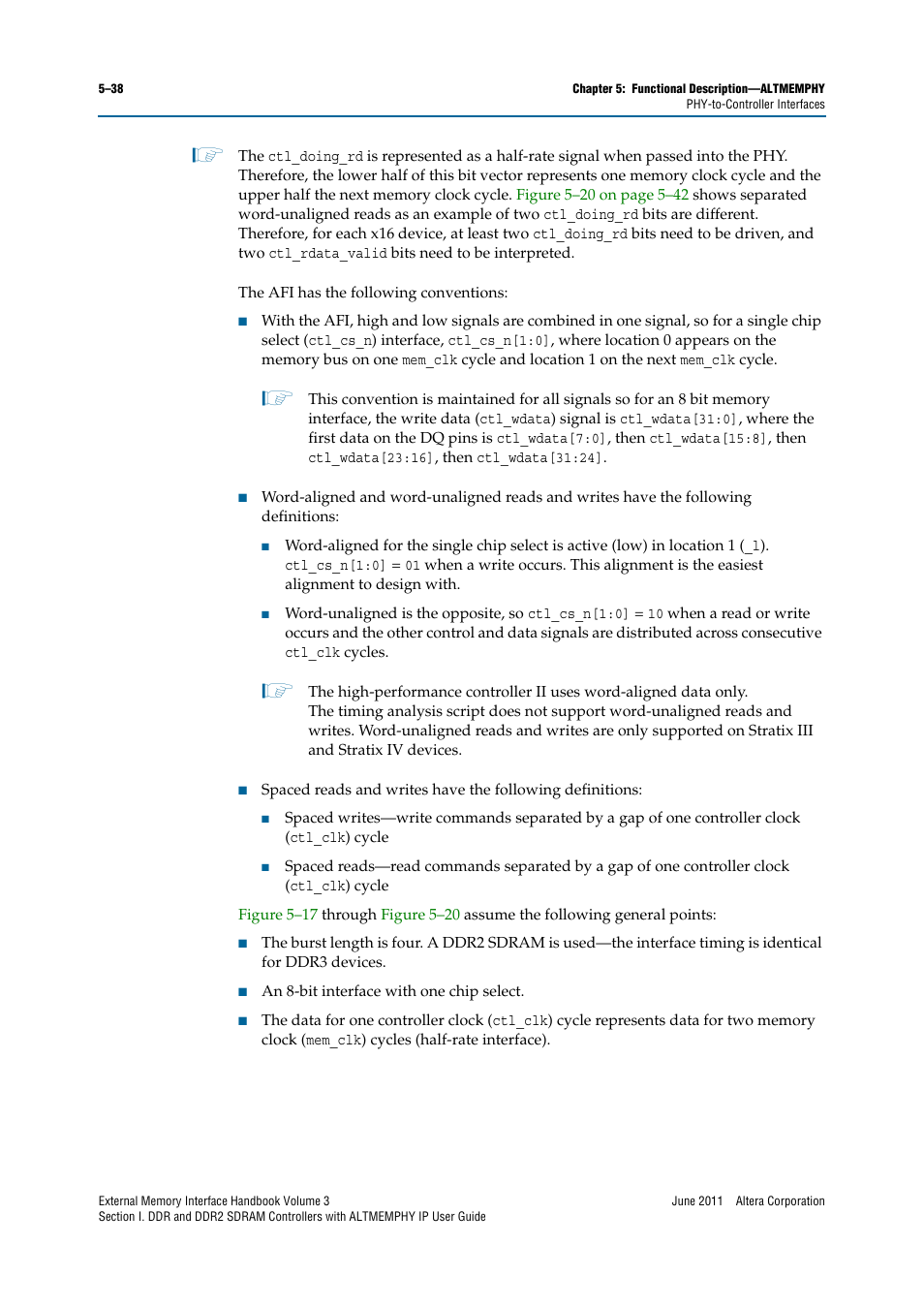 Altera DDR SDRAM High-Performance Controllers and ALTMEMPHY IP User Manual | Page 84 / 140