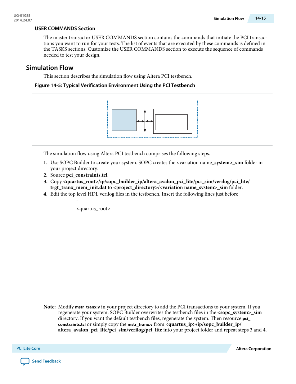 Simulation flow, Simulation flow -15 | Altera Embedded Peripherals IP User Manual | Page 149 / 336