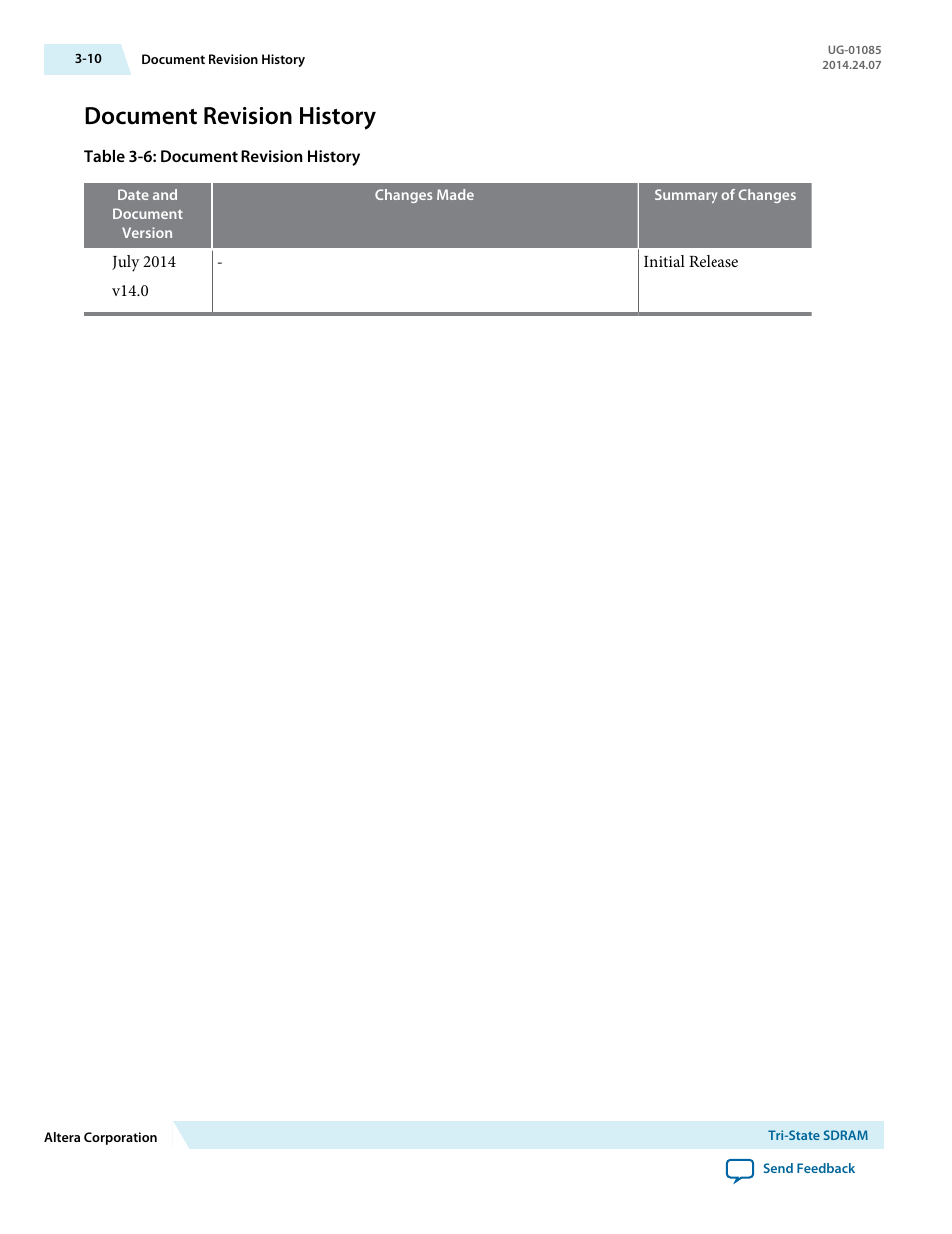 Document revision history, Document revision history -10 | Altera Embedded Peripherals IP User Manual | Page 40 / 336