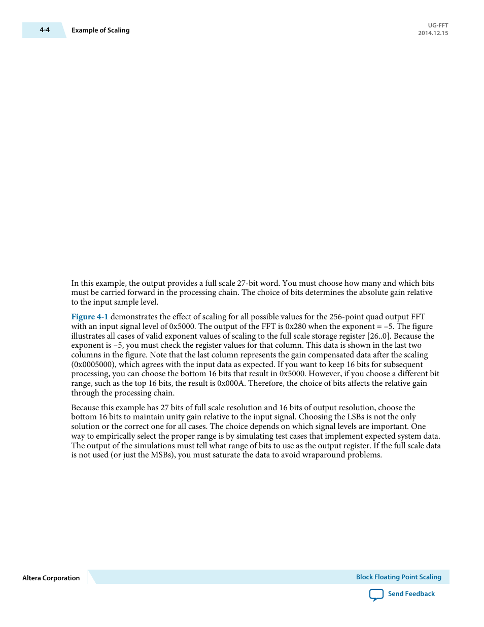 Altera FFT MegaCore Function User Manual | Page 46 / 50