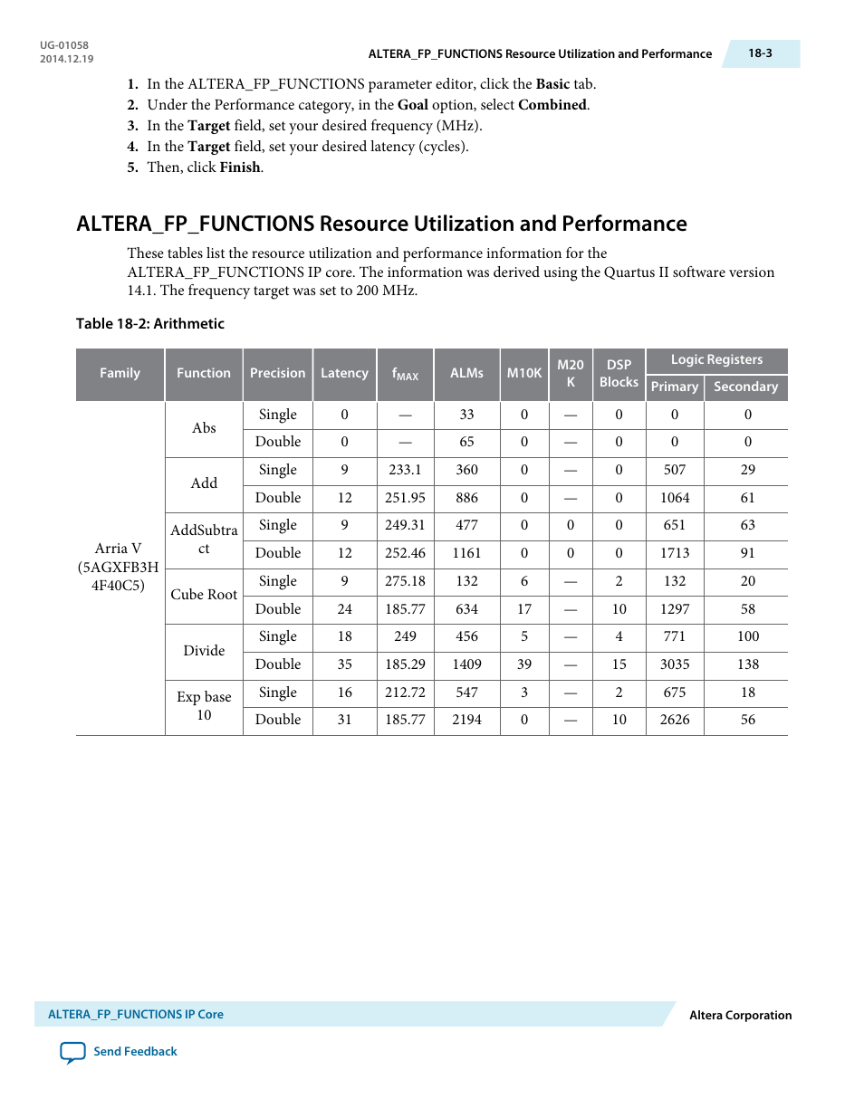 Altera Floating-Point User Manual | Page 130 / 157