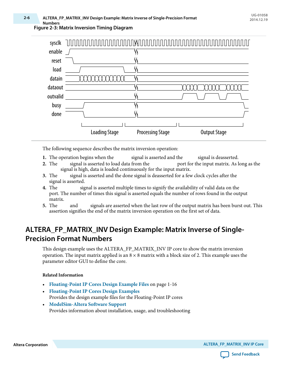 Numbers -6, Numbers | Altera Floating-Point User Manual | Page 30 / 157