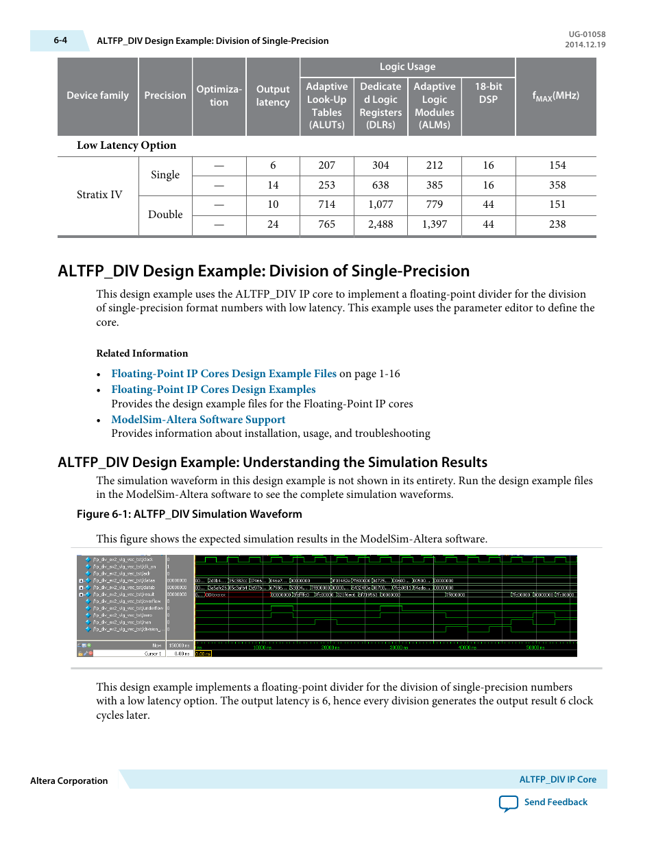 Altera Floating-Point User Manual | Page 58 / 157
