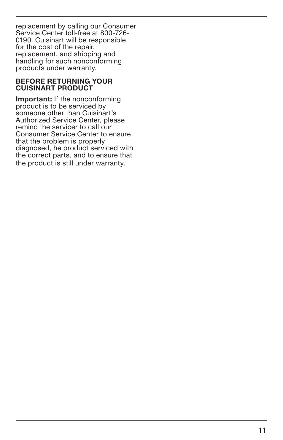Cuisinart SC-400 User Manual | Page 11 / 13