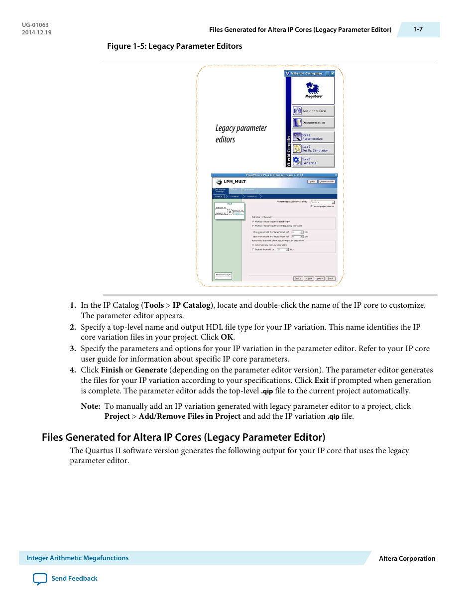 Altera Integer Arithmetic IP User Manual | Page 12 / 157